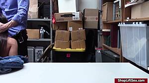 Lilly Hall caught shoplifting takes big cock in her pussy pov! 😈🍆