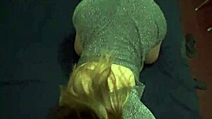 Beautiful FAT ASS In Sparkly 18+ Party Dress Gets BENT OVER For DOGGYSTYLE Pounding