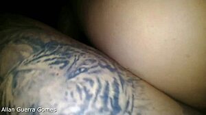 stacked 53 year old milf rides mma fighter allan guerra gomes cock hard in car then bedroom creampie finish