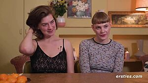emma and amanita explore hot strap-on passion in their intimate german encounter