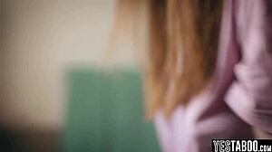 pregnant redhead teen railed by boyfriends huge stepdad cock