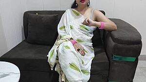 Indian Stepmom Takes Step-Son’s Cock Bent Over with Dirty Talk While Daddy’s Away
