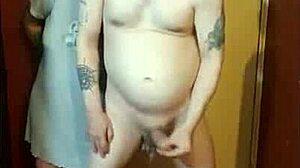 i let girlfriend kelly blindfold humiliate me naked on cam for huge cumshot