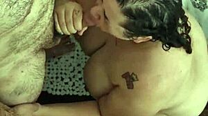 shower foreplay turns wild with oral licks and pussy play!