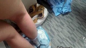 Guard Sneaks Threesome with Office Pair