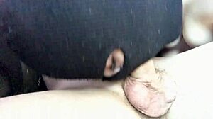 Petite Brunette Gives Blowjob Handjob in Car Ends Facial