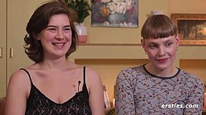 emma and amanita explore hot strap-on passion in their intimate german encounter