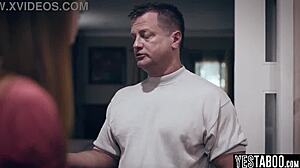 pregnant redhead teen railed by boyfriends huge stepdad cock