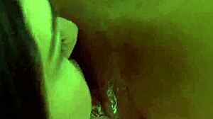 Wrestling babe licks petite teen pussy