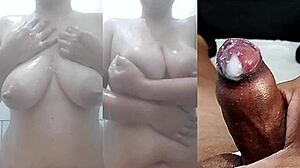 check my small dick foreskin jerks and girlfriends squirt finish