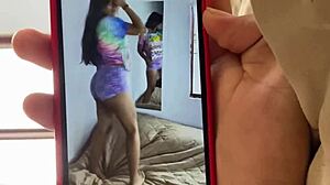 eighteen year old mishell gomez gets horny and fucks a stranger after massage