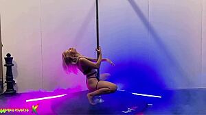 Watch her erotic strip lead to squirting euphoria?