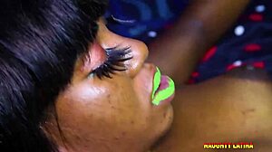 Naughty slut heats up apartment with big black cock pounding