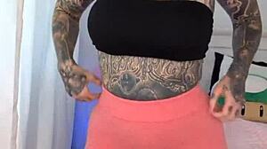 Gym Haul in Tights Has Melody Radford's Big Ass Bursting Out!