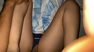 cuñada confunde conmigo folla casero creampie argentino real