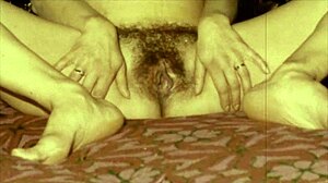 Vintage Dark London Swinging Sixties Pregnant Interracial Threesome Bareback