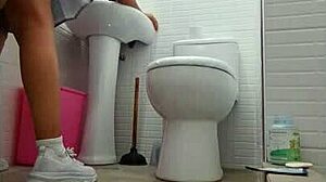 My hot latina teen classmate in miniskirt tempts me after english class