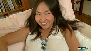 i'm chubby asian milf getting snatch busted by huge cock