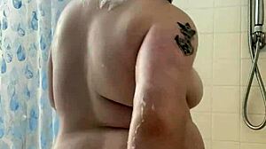 WOW! Chubby Goth SHOWER Fuck Fest!