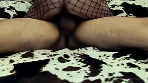graceful milf rides monster cock cowgirl in homemade wife sex