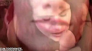 busty milf milks monster cock cum straight to her mouth