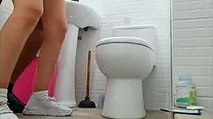 My hot latina teen classmate in miniskirt tempts me after english class