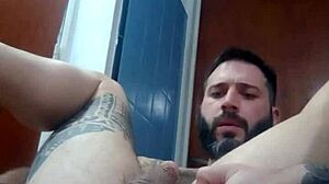 ass fucked hard in kitchen with huge dildo tattooed slut apr 22... ugh
