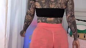 Gym Haul in Tights Has Melody Radford's Big Ass Bursting Out!