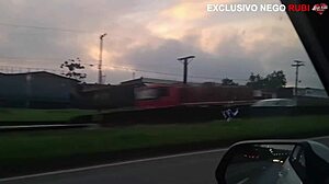i got wrecked by huge black cock while hubby passed clueless