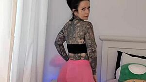 Gym Haul in Tights Has Melody Radford's Big Ass Bursting Out!