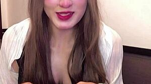 i'm obsessed with this busty japanese ladyboy strokin her cock live...