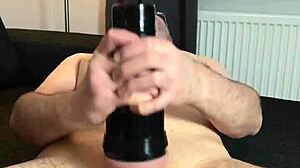 POUNDING MY FLESHLIGHT RAW UNTIL HUGE CUM EXPLOSION