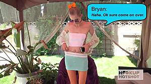 damn skinny whore kyaa craves bryan gozzling's nasty anal assfucking deepthroat cumshot!