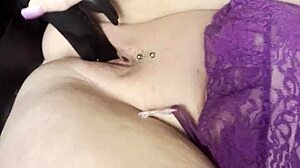 Catalina Valentine rams toy deep in pussy until she squirts everywhere