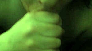 White babe slurps Indian cock hard then gulps his hot cum load 😍💦