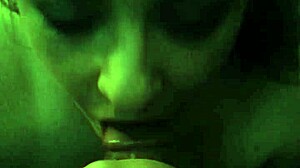White babe slurps Indian cock hard then gulps his hot cum load 😍💦