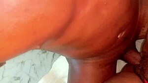 that horny housewife next door couldn't resist fucking her driver's monster cock all afternoon long