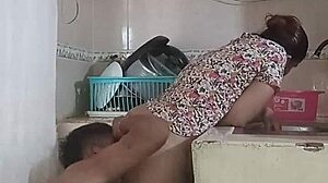 Big Cock Pounds Redhead Latina Maid Hard