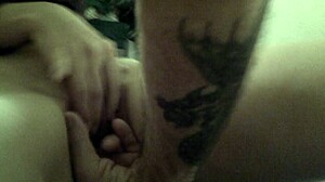 Wife's Thick Hairy Mature Pussy Spread Wide in Homemade Closeup