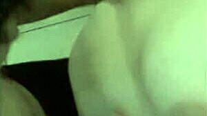 Hubby Secretly Devours Wife's Pussy at Parents' House!