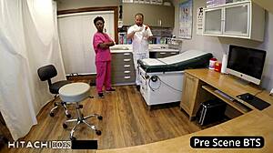 hey dont tell the doc i cum hard on the clock with my shaved pussy toys rina arem