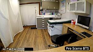hey dont tell the doc i cum hard on the clock with my shaved pussy toys rina arem