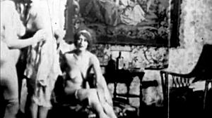 Victorian gentleman's secret erotic confessions reveal vintage bisexual threesome