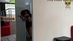 i spot curvy redhead at bar drag her to bathroom for bareback cumshot fuck