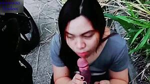 i couldn't resist that jogging bbw's fat ass, blew my load down her throat