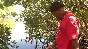 Quick beach fuck with milf deepthroating monster cock?