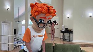 wait, from sudsy interview to megan bent over riding monster cock creampie??