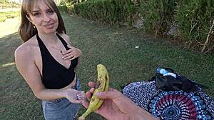 he picked up a bubble butt park slut, fucked raw and ditched the condom mid-ride