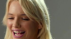 Kenna James' Massive Fake Tits Explode in Post-Interview Masturbation Frenzy
