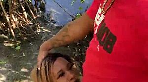 Quick beach fuck with milf deepthroating monster cock?